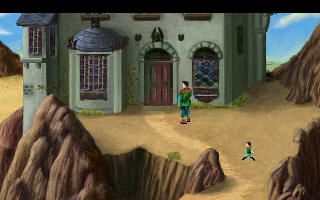 screen image of the Kings Quest III remake